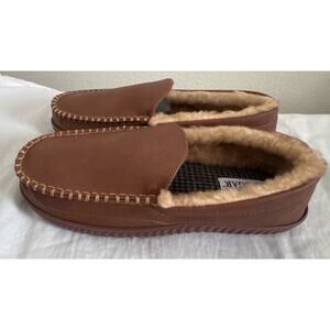 Haggar Smooth Venetian Indoor/Outdoor Slipper Men's M 8/9 Tan Slip On